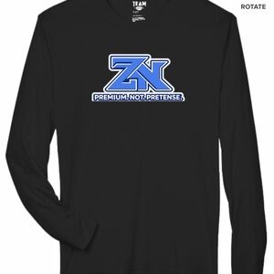 Men’s Black Logo Performance Long Sleeve Shirt